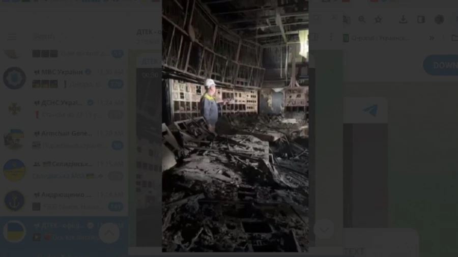 ДТЭК потеряла 80% генерирующих мощностей