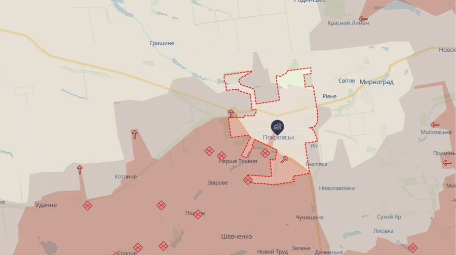 DSHV: In Pokrovsk, the Armed Forces block the enemy's attempts to cross the railway, in Myrnograd they clear the infantry
