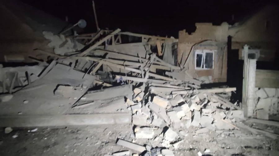 Russians attack Nikopol with drones and artillery resulting in destruction – photos