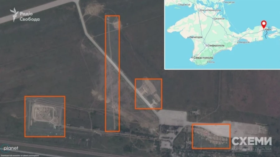 Russia turning Kerch airport in Crimea into military base, may launch Shahed drones from there – photos