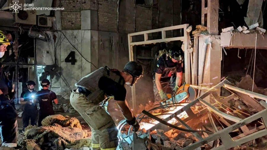 Body of fourth person found under rubble of Kryvyi Rih hotel after Russian strike
