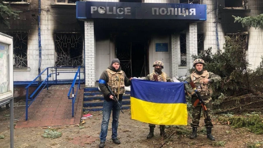 ВСУ освободили от оккупантов Бородянку в Киевской области