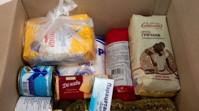 В пострадавшие регионы отправили продуктовые наборы