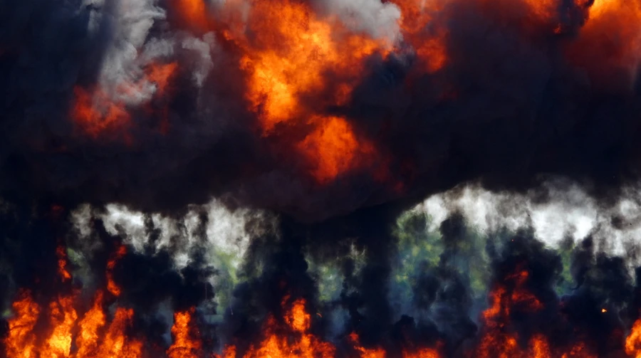 The SSO struck the Gvardiysk oil depot in Crimea for the third time in a month