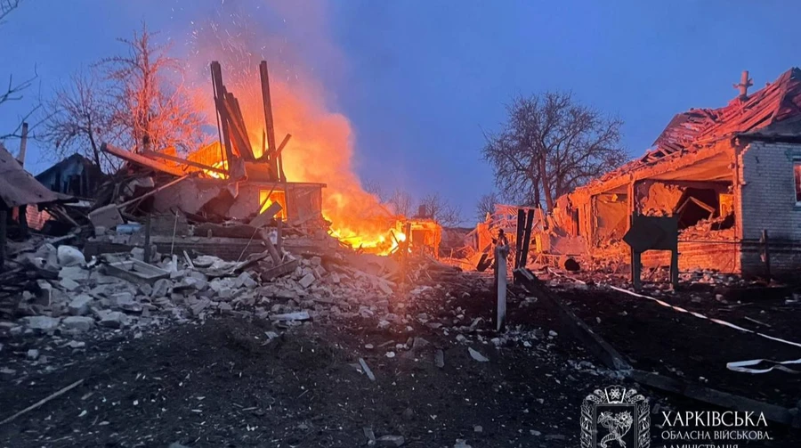 Russian guided bomb strikes Kharkiv Oblast: one killed, two injured – photos