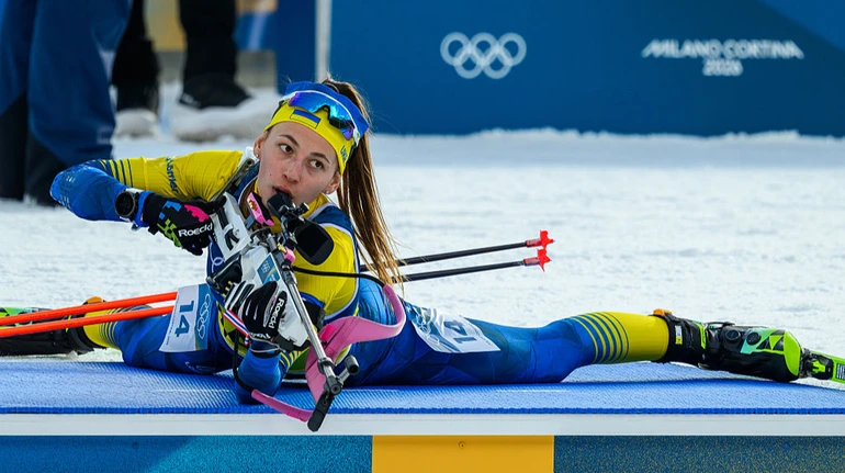 Франция выиграла первую биатлонную гонку на Олимпиаде, Украина финишировала 8-й