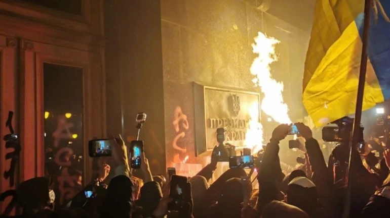 У Зеленського вважають, що вандали під ОП хотіли спровокувати насильство