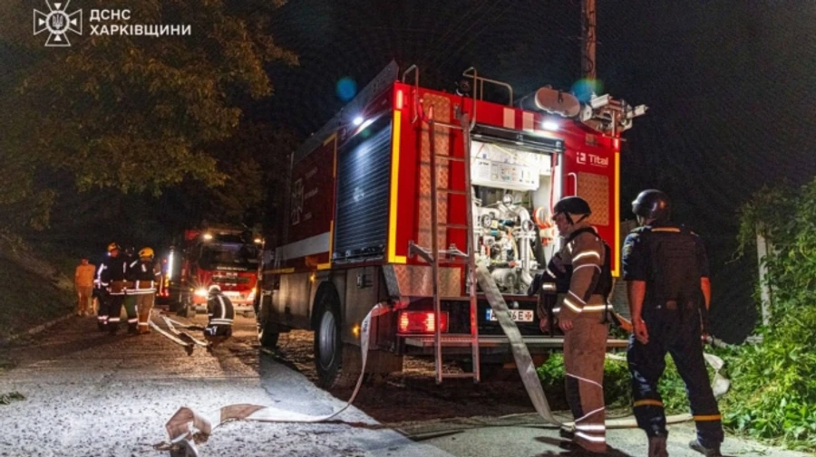 Russian strikes leave parts of Ukrainian Chuhuiv without electricity