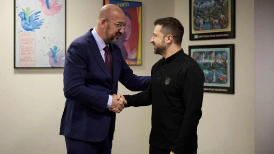 Zelenskyy and European Council President discuss use of income from frozen Russian assets