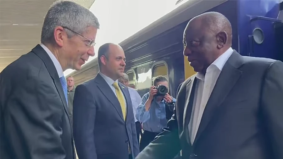 Delegation from Africa used bomb shelter during Russian attack – Reuters 