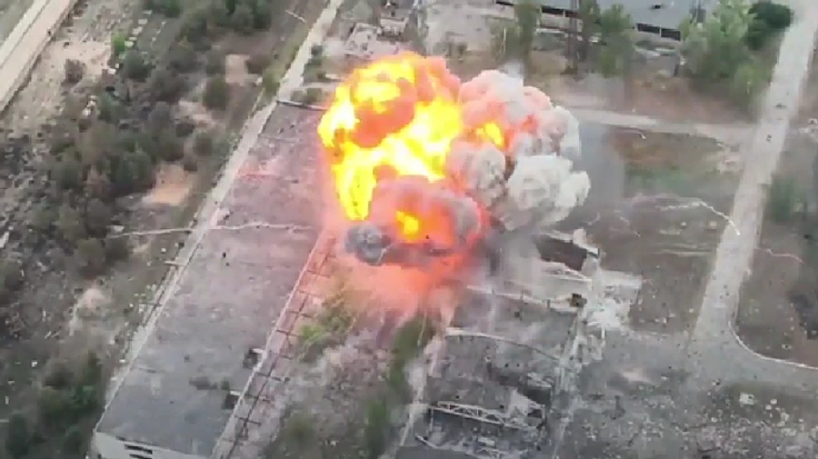 Нацгвардійці показали знищення ворожого Тюльпана