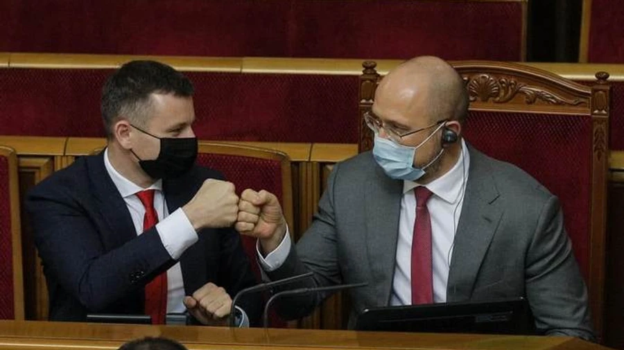Бюджет-2021: Шмыгаль и Марченко приехали на заседание Слуги народа