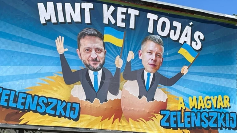 Orbán's team launches new ad comparing Zelenskyy and Hungarian opposition leader Magyar – photos, video