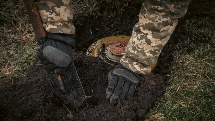 General Staff says tens of thousands of mines were placed in Kharkiv Oblast in 2024 alone