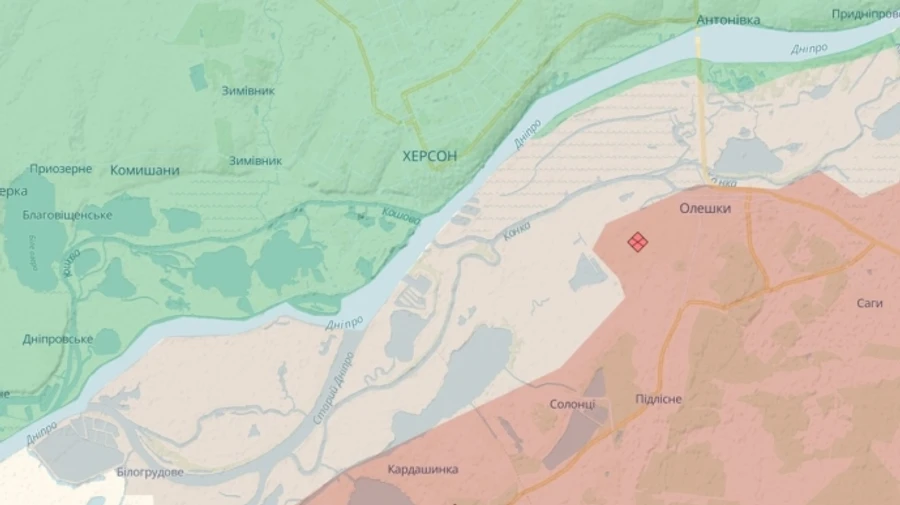 ОВА: Оккупанты на Херсонщине регулярно пытаются закрепиться на правобережье