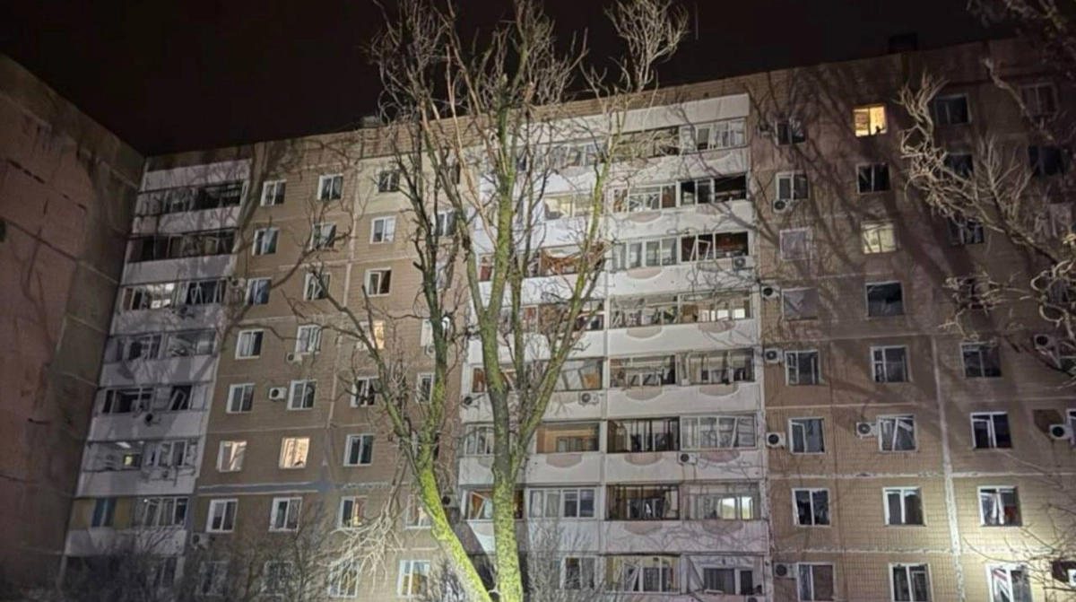 Russians hit industrial facility and residential building in Zaporizhzhia