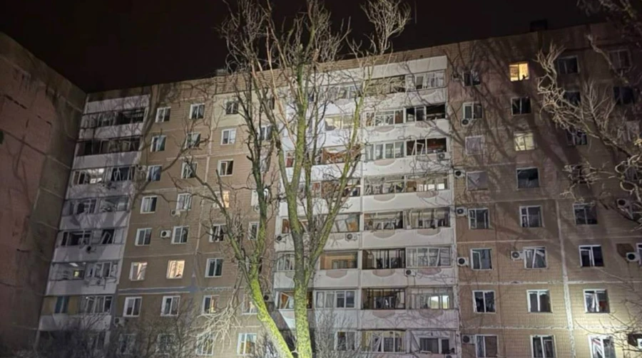 Russians hit industrial facility and residential building in Zaporizhzhia