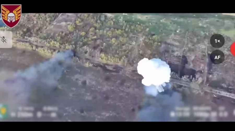 Ukrainian forces destroy several tanks and infantry fighting vehicles on Kurakhove front – video