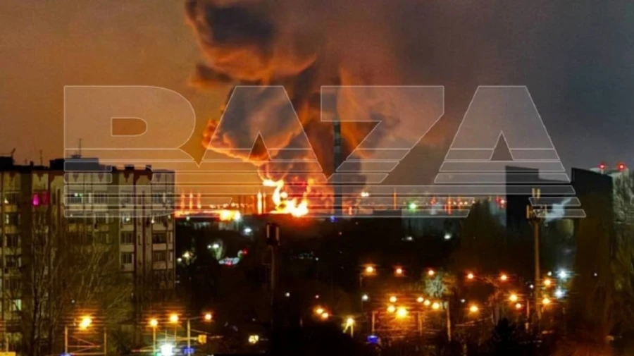 Oil depot attacked by drones in Russia's Engels, fire breaks out – photos, video