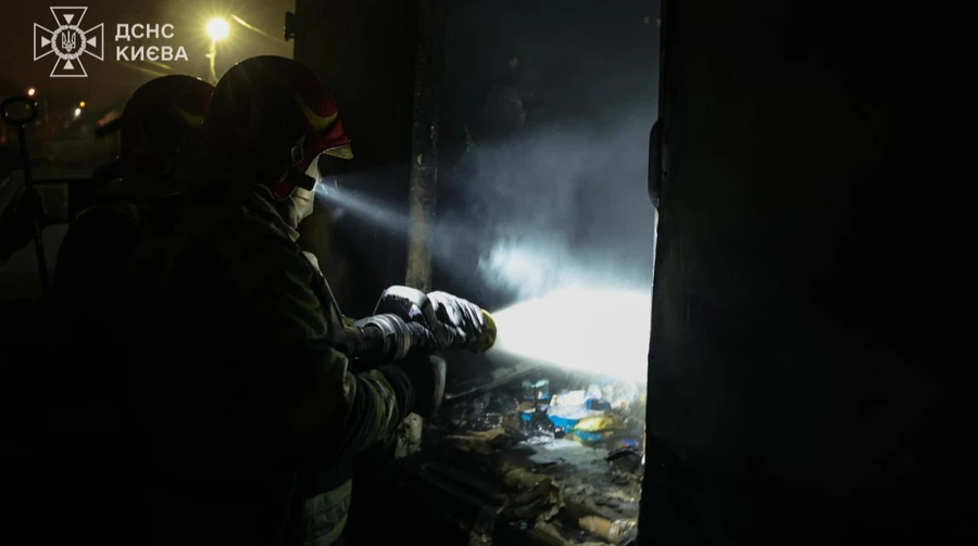 State Emergency Service reports on aftermath of Russian nighttime attack on Kyiv – photos