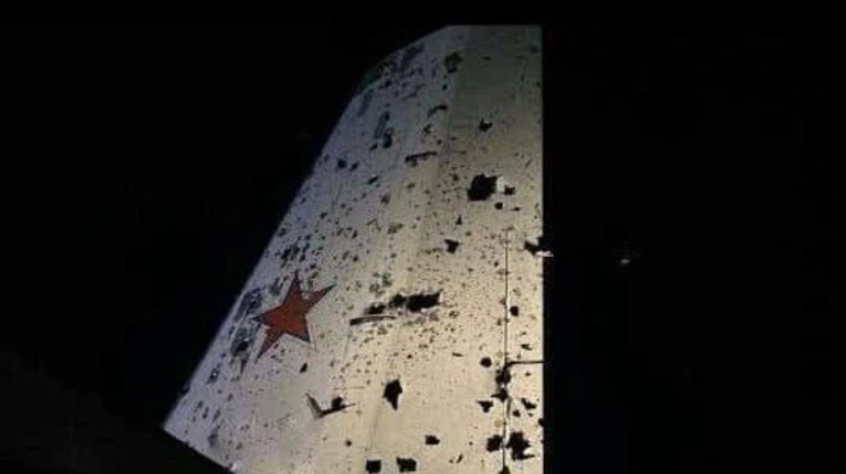 Ukraine's Air Force spokesman says damaged Russian Il-22 is beyond repair – photo