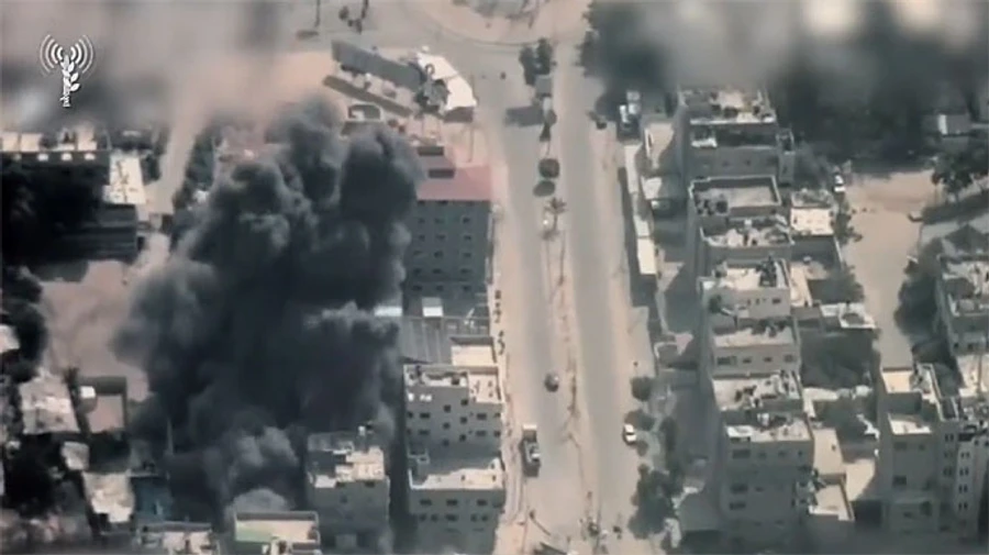 Israel Defence Forces report striking more than 200 targets in Gaza overnight