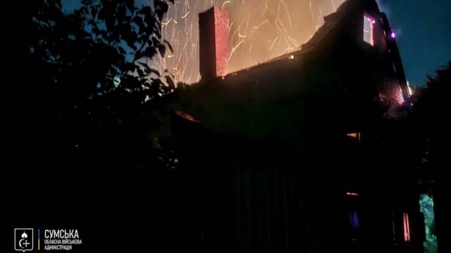 Russian attacks on Sumy Oblast: man injured, extensive damage recorded