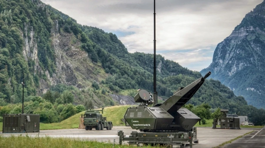 Ukraine's Air Force posts video showing operation of Skynex system against Russian Shahed drones