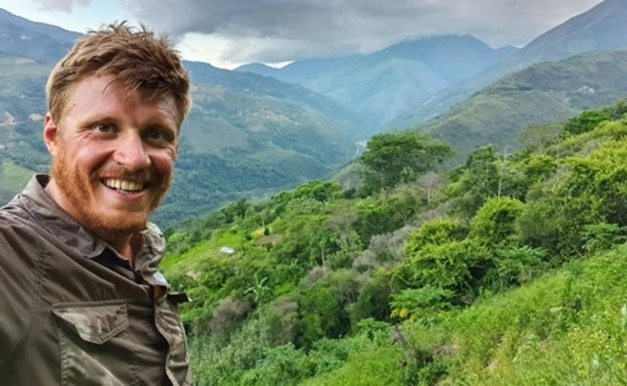 Українець на велосипеді підкорив вулкан висотою 6020 метрів