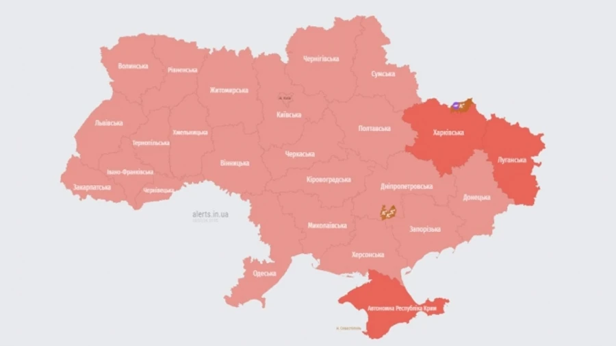 В Україні оголошували повітряну тривогу через зліт ракетоносія