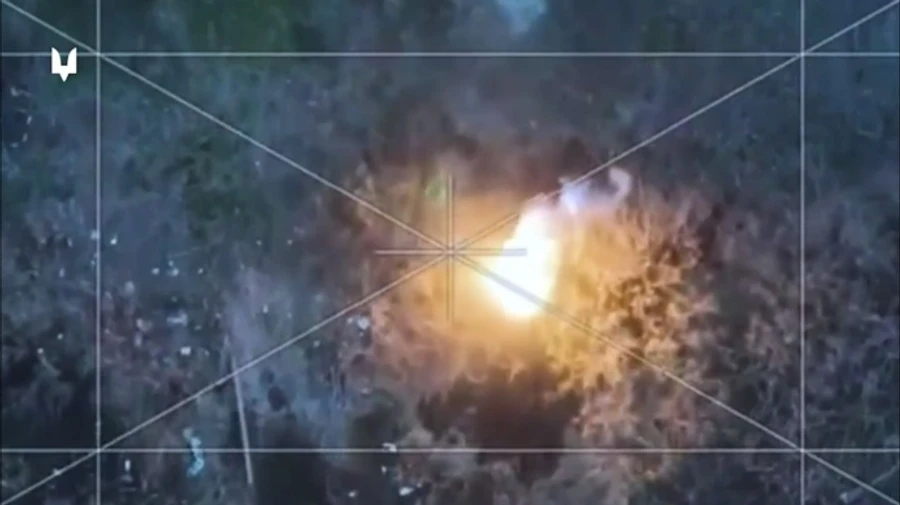 Ukraine's Special Forces post video of Russian dugout and equipment being destroyed on Southern front