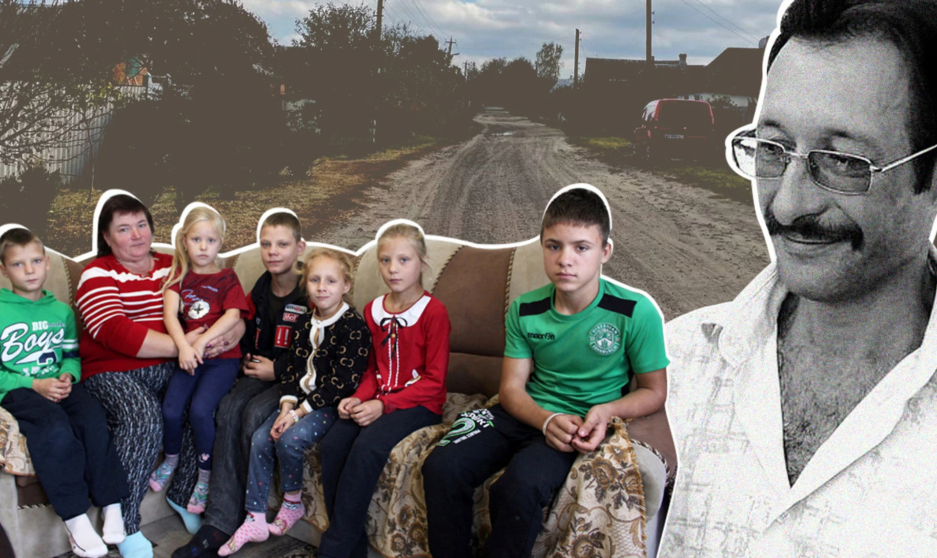 He was a partisan for the children's sake: the story of a foster family whose father was killed by the Russians