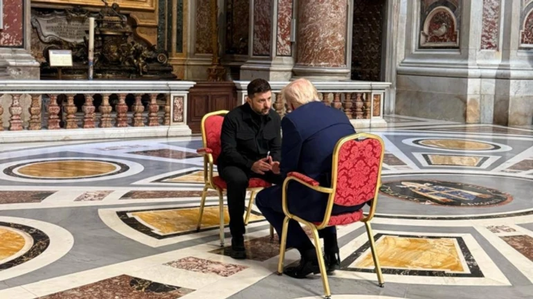 Best conversation of all, says Zelenskyy on meeting with Trump in Rome