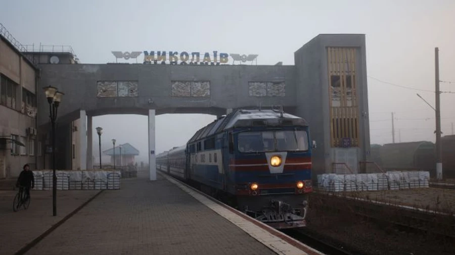 First train since the beginning of war arrives in Mykolaiv