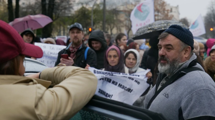Поліція не побачила порушень на марші антивакцинаторів