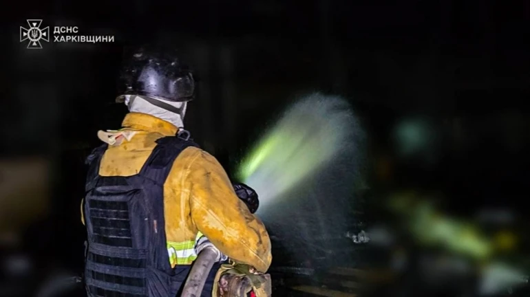 Russians launch three strikes on Kharkiv