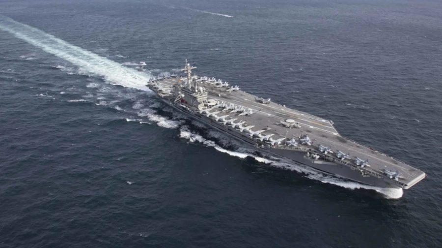 The US is moving an aircraft carrier from Asia to the Middle East
