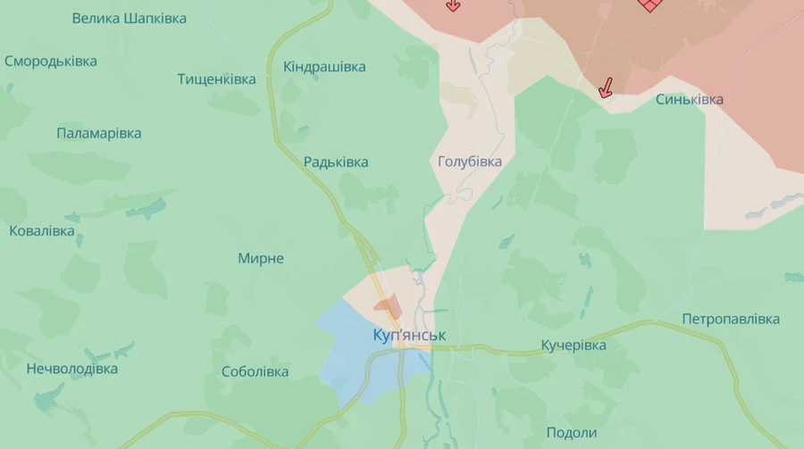 Ukrainian forces restore positions in Kupiansk