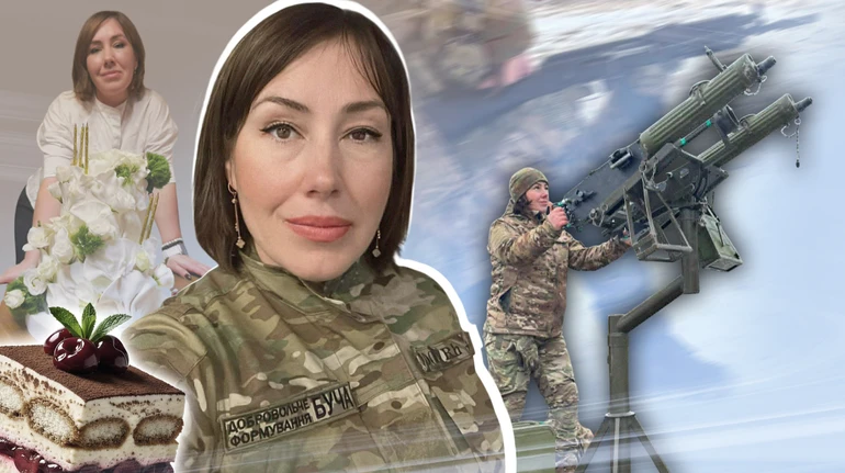 Pastry chef by day, air defence operator by night: the woman from Bucha shooting down Russian drones
