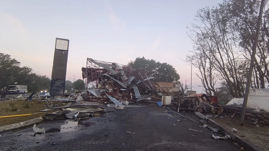 Russians hit petrol station in Odesa Oblast – photo
