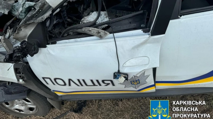 Police officer killed in Russian drone attack during evacuation from Vovchansk – video