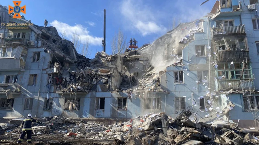 Attack on Zaporizhzhia: 10 people missing