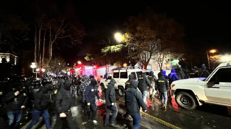 Police disperse protest in Tbilisi, detain participants – videos