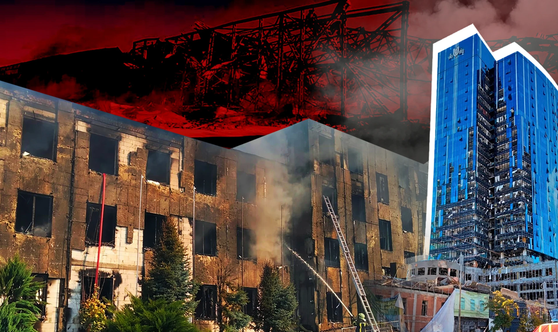 Как выглядит Киев после ракетных ударов