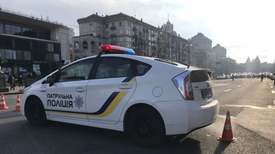 В центре Киева снова перекрывали Крещатик