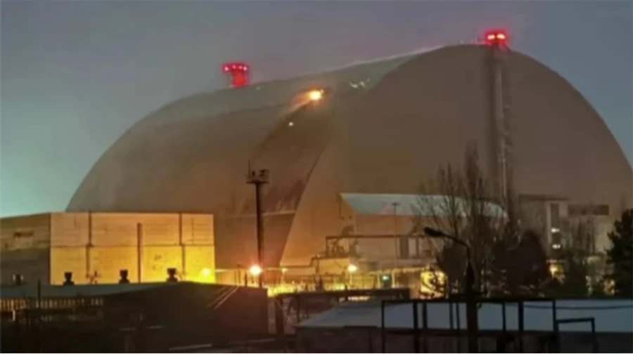 Russian attack causes blackout at Chornobyl Nuclear Power Plant