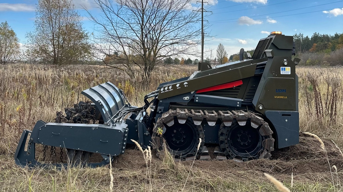 New UDM VORMELA humanitarian demining machine has been developed and certified in Ukraine – video