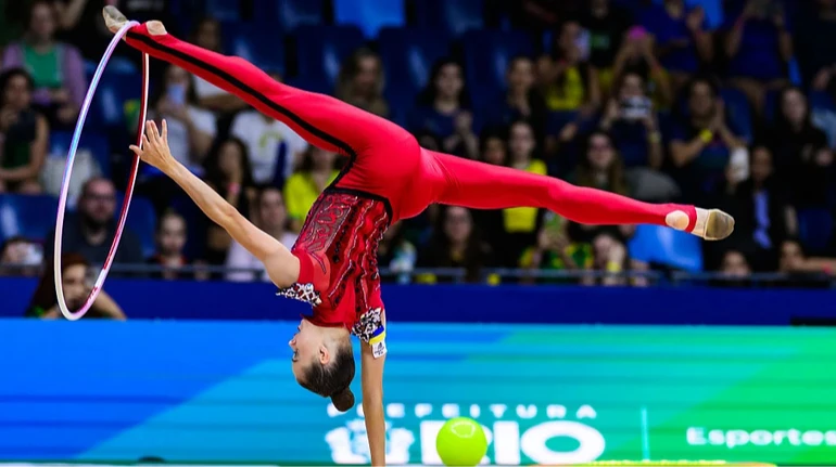 Онофрійчук виграла золото у вправах з обручем на Європейському кубку з художньої гімнастики
