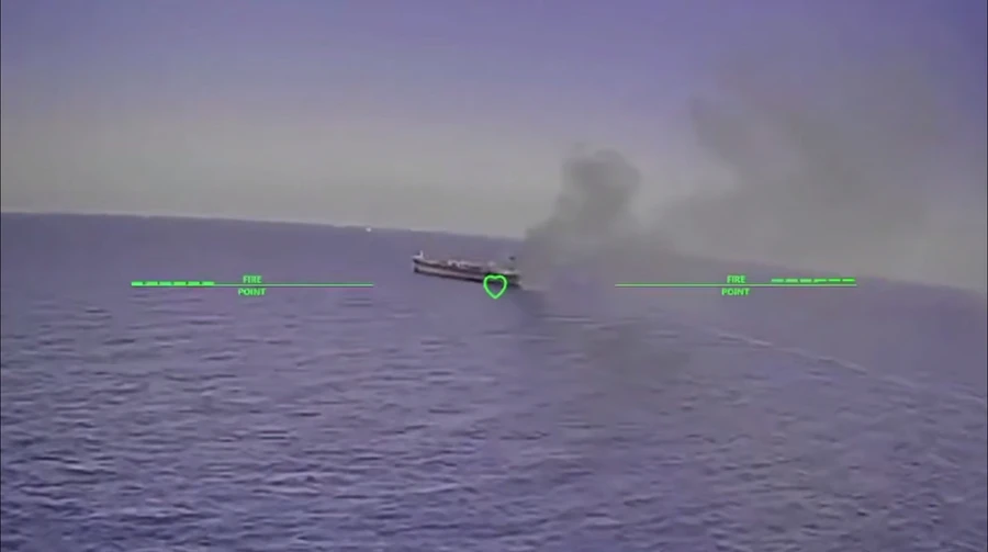 Ukrainian drones strike 11 more vessels belonging to Russia's shadow fleet – video