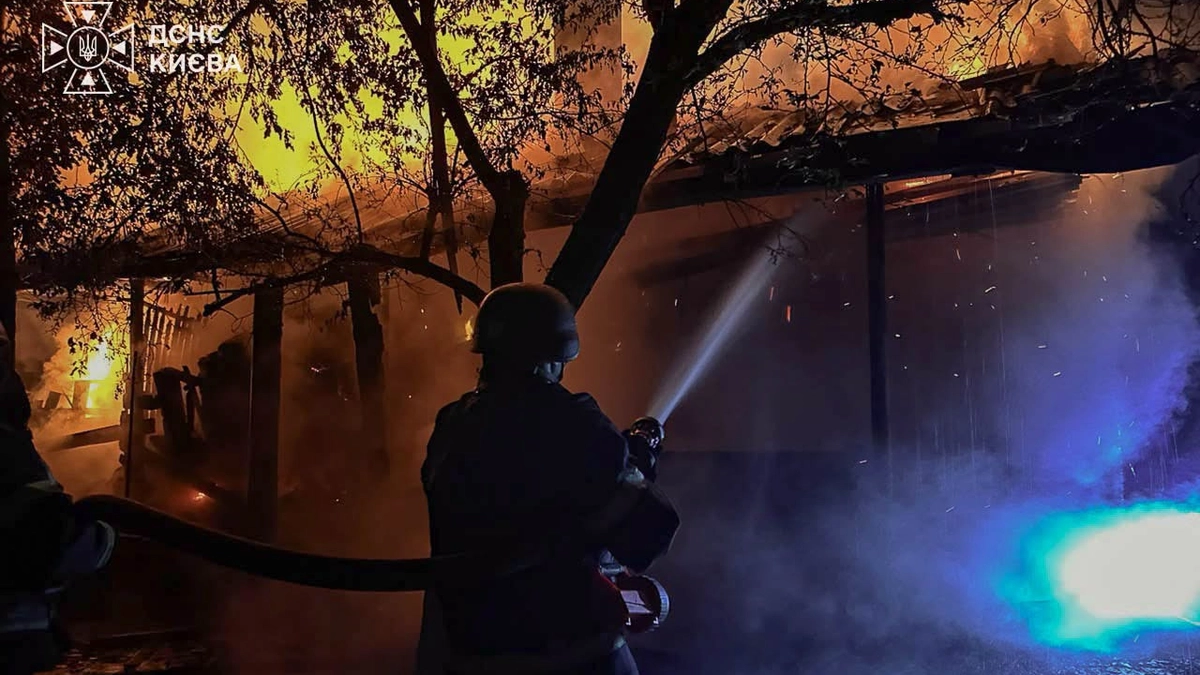 Kyiv Hit by Ballistic Missiles and Drone Attacks: Fires and Damage Reported